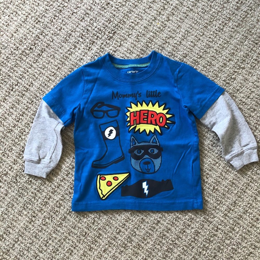 Carters 18M Boys Long Sleeve Tee